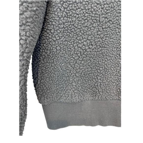 ZYIA Black Leopard Flying V Fleece Jacket Sherpa Teddy Bomber - Picture 13 of 14